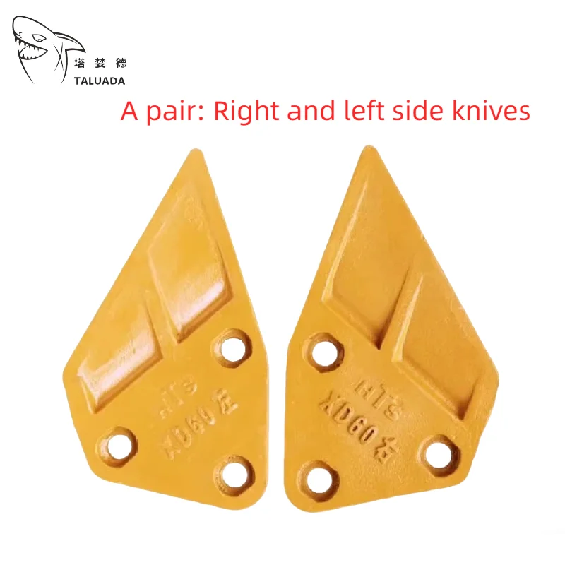 Bucket Side Cutter For XE55 XE60 Side Cutter Bucket Side Cut Blade Side Teeth Edge Cutter Screw High Quality
