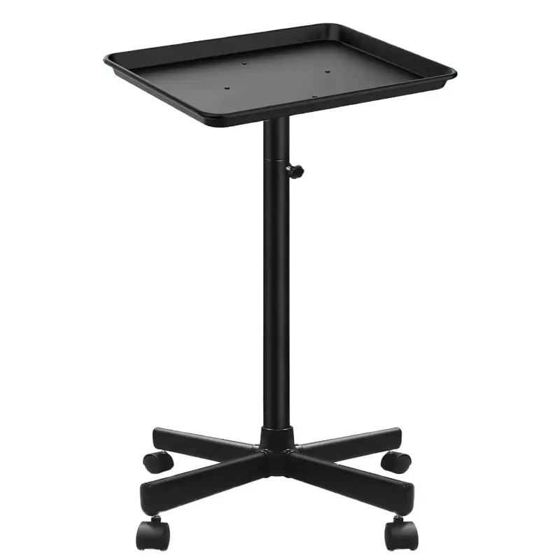 

Gold Rolling Lifting Salon Tray Champagne Adjustable Height Hair Stylist trolley hair salon furniture storage cart