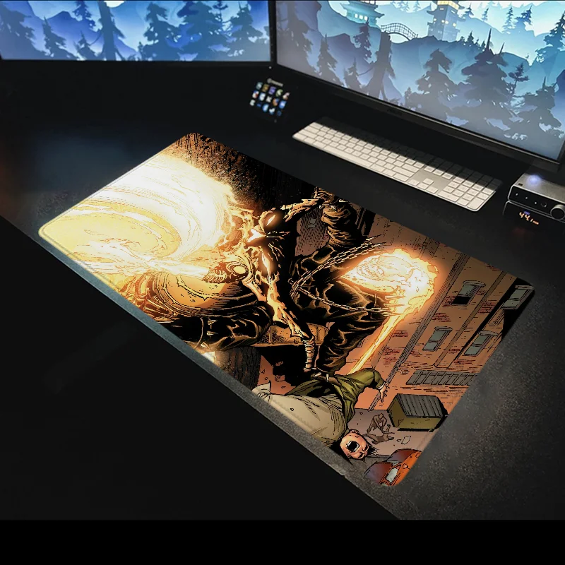 Skeleton Mouse Pads Desktop Accessories Game Mats Desk Mat Anime Mouse Pad Gaming Mousepad Gamer Deskmat Mause Office Pc Xxl