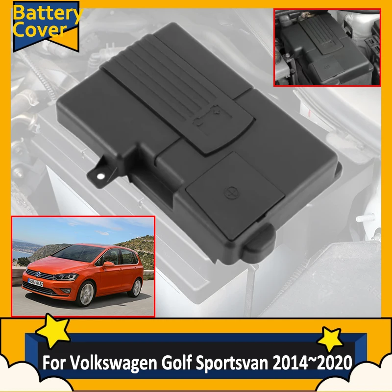 x1 Battery Box Tray Protective Case For Volkswagen VW Golf Sportsvan SV 2014~2020 2014 2016 2020 1.4T Battery Protective Covers