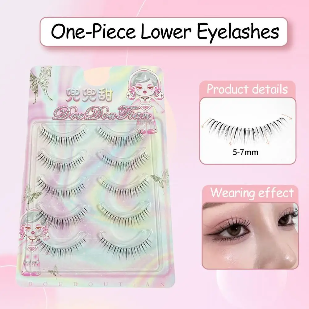 Bande coréenne faux cils naturel en forme de U Manga faux cils coréen idole fille groupe Extension de cils outils de maquillage