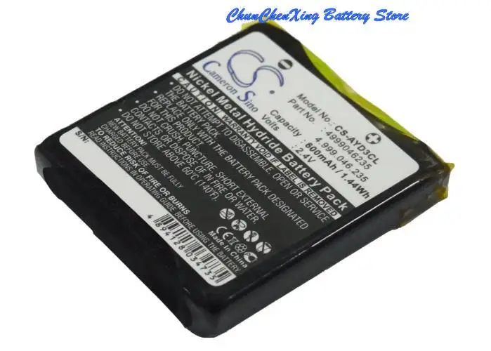 Cameron Sino 600mAh Battery for DeTewe Openphone 28,OpenPhone 24,D3,For Nortel C4065R, For Openphone 24, For Aastra Openphone 28