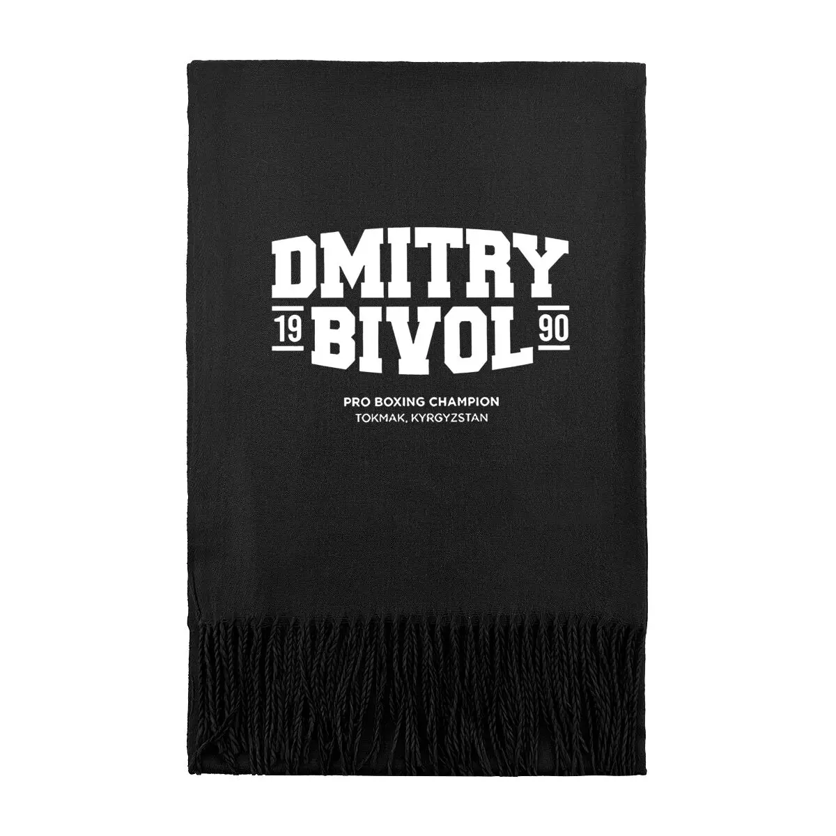 

Dmitry Bivol с смелым текстом, повседневный длинный шарф, теплый осенне-зимний повседневный модный шарф