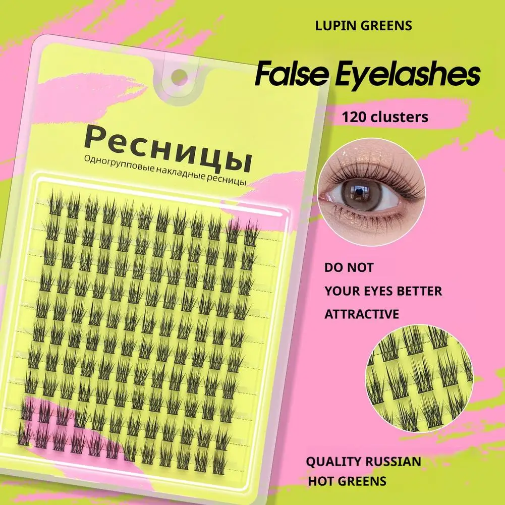 DIY Segmented False Eyelash Fluffy Wispy Individual Cluster Lash Look Tools Natural Makeup Thick Professional Lashes M0O0