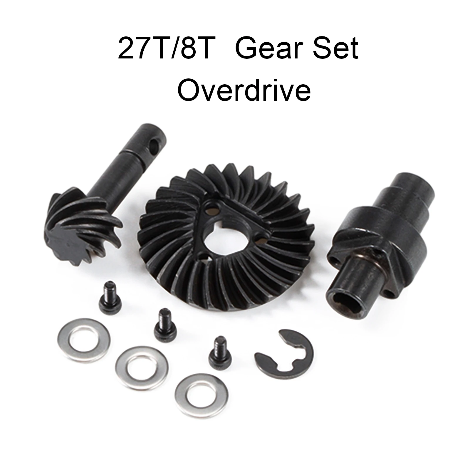 Helisches Kegelradsatz-Set Overdrive Underdrive 24/8T 27/8T 30/8T 33/8T für Axial SCX10 Pro SCX10 II AR44 SCX10 III AR45 Capra F9 – Detail 6