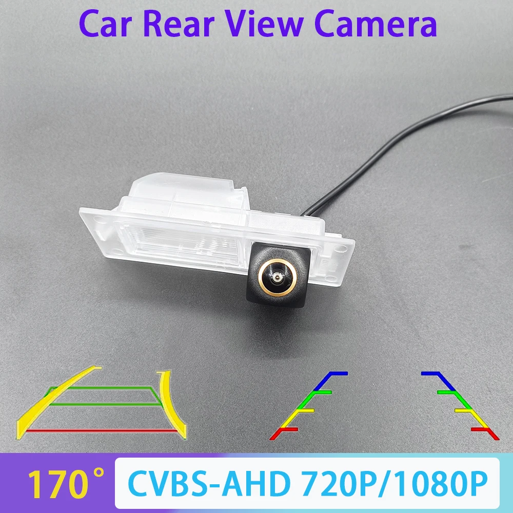 AHD 1080P CVBS Car Reverse Backup Rear View Camera for Jeep Renegade BU Fiat Tipo Egea 2015-2019 Car Track/Ruler AHD720P