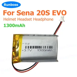 1300mAh Battery For Sena 20S EVO Helmet Headset Headphone Batterie Accumulator AKKU