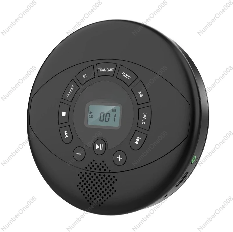

Многофункциональный портативный аудиоцентр 5-в-1: CD-плеер с Bluetooth, MP3-повторителем и радио, для международного использования