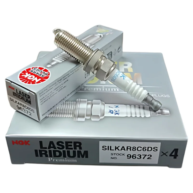 NGK SILKAR8C6DS 96372 Laser Iridium Platinum Spark Plug Replacement Used For Maserati M156 3.0T Ghibli Levante Fit M156 Engiine