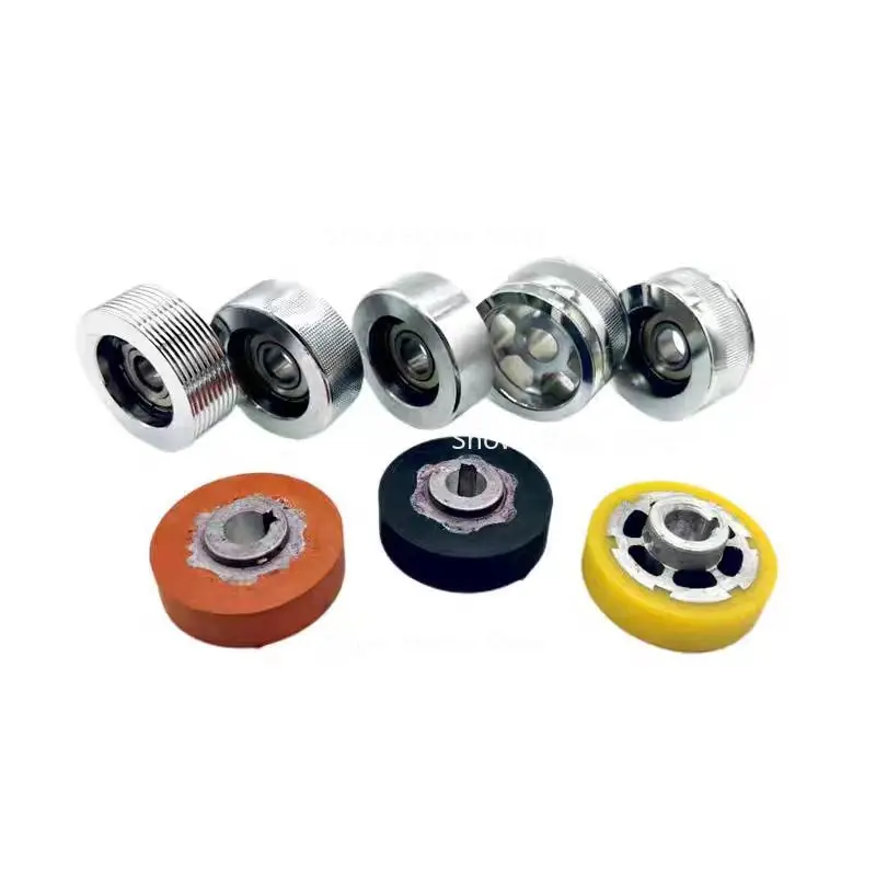 FR770/900 Band Sealer Round/Striped Embossingl/Flat Pulley Wheel Pressure Roller,1pcs Price
