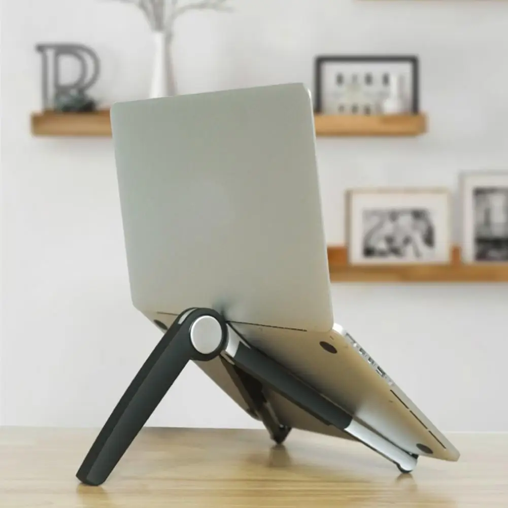 Solid Tablet Holder Aluminum Alloy Desktop Tablet Holder Foldable Strong Load Bearing Cell Phone Holder  Stable Support