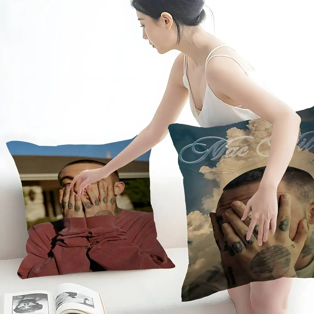 Singer M-Mac Circles Miller Classic Personalized Picture Text Home Decorative Pillows Household Gifts 45x45cm