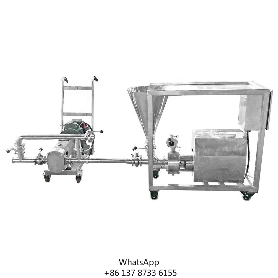 

TRL-B High Efficient Milk Pasteurizer And Homogenizer Vacuum Emulsifier Mixer Homogenizer Ice Cream Homogenizer