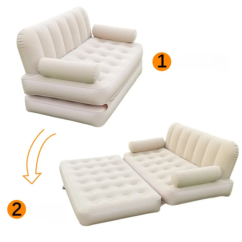 

Seat Outdoor Inflatable Sofa Lazy Inflatable Sofa Bed Camping Inflatable Mattress Foldable Air Mattress Electric Inflation Pump