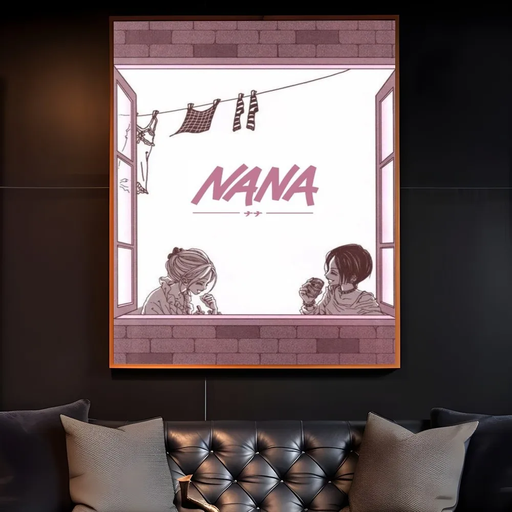 أنيمي نانا أوساكي خط المشارك الكلاسيكية جدار الفن الطباعة اللوحة غرفة المعيشة المنزلي بار ديكور جمالي #6