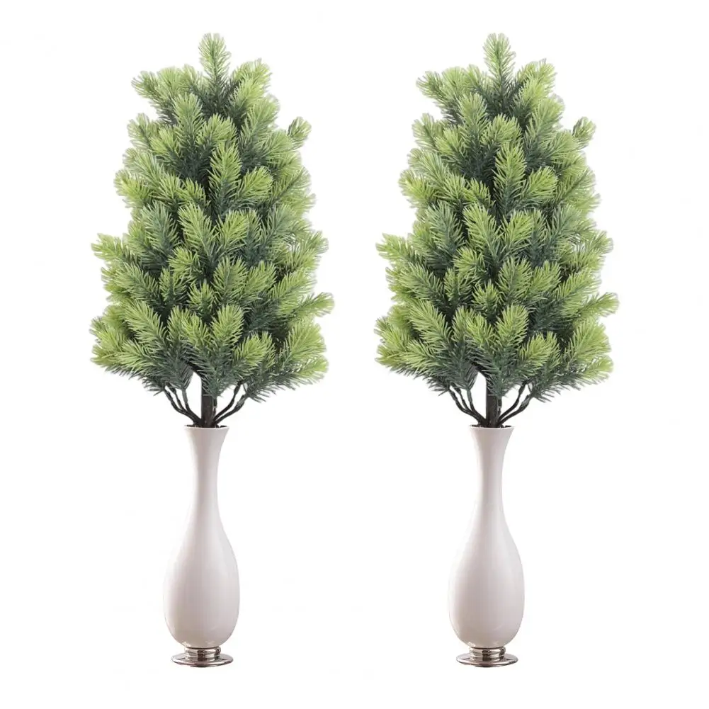 Festive Home Decor Artificial Topiary Tree for Front Porch Decor Uv Resistant Faux Evergreen Shrubs Simulated Pines Outdoor Home