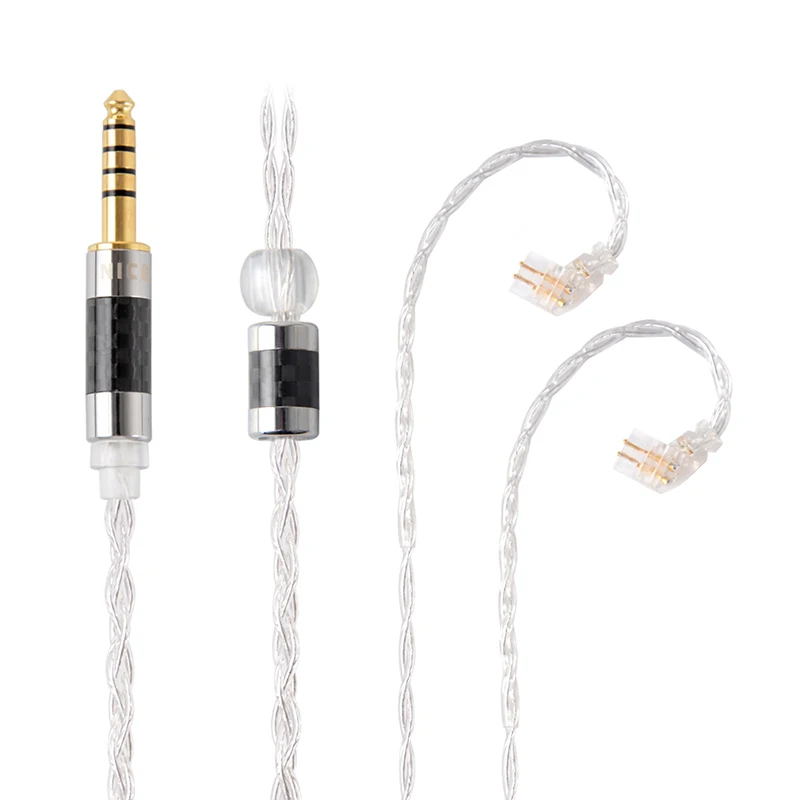 NICEHCK LitzPS HiFi IEM Replace Wire 4N Litz Pure Silver Earphone