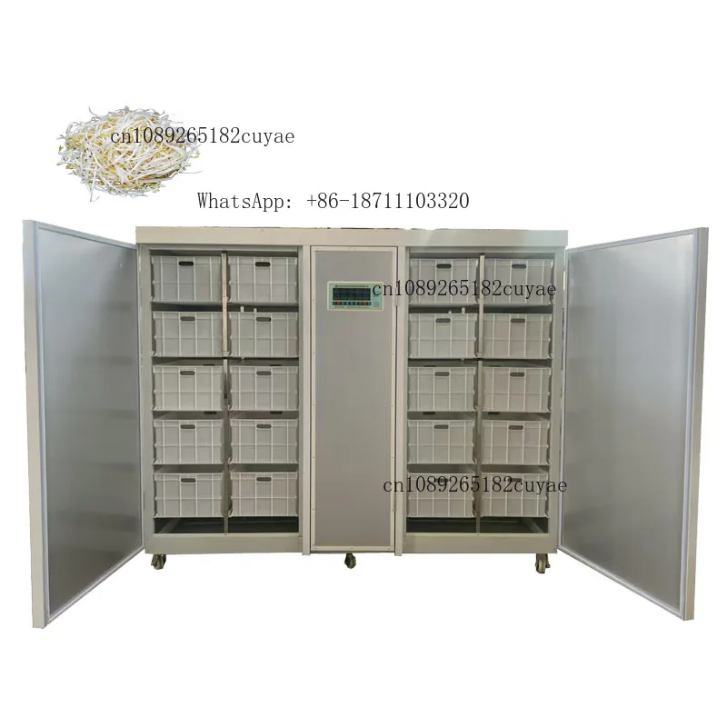 Commercial Automatic 150KG/DAY Mung Beans Food Grade Sprouting Soybean Germination Sprouting Bean Sprout Growing Machine