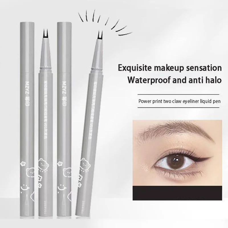 0,01mm Doppelspitze untere Wimpern stift wasserdicht lange Eyeliner Liner Make-up Auge glatt trocknen dauerhafte schnell trocknende Frauen Make-up