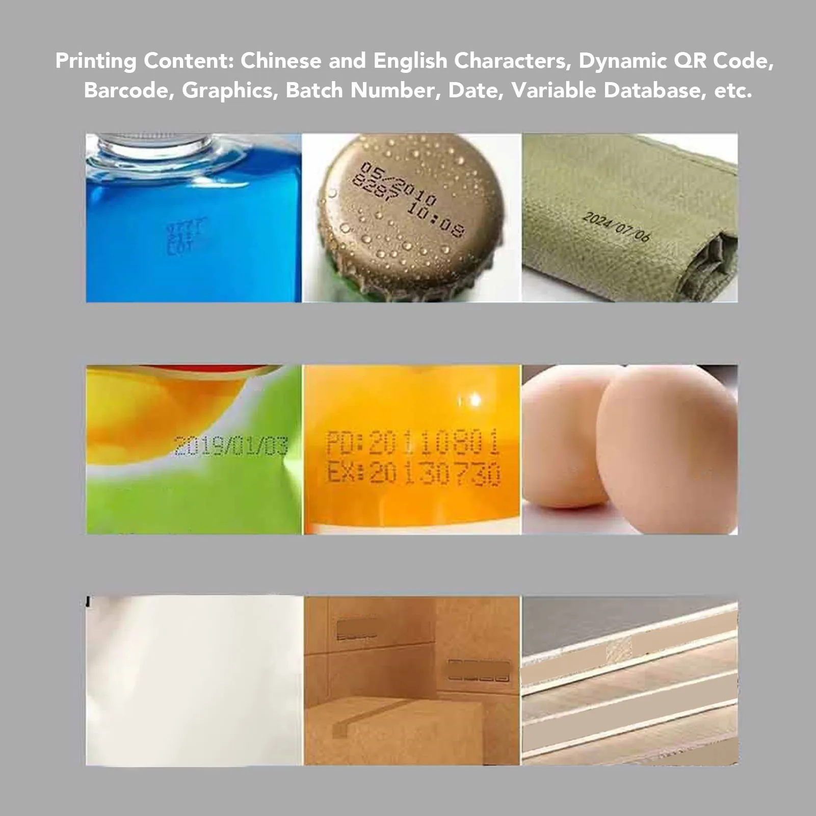 مسدس طابعة نافثة للحبر محمول صغير محمول مع شاشة لمس HD LED 4.3 بوصة N6 بدون خرطوشة 12.7 مللي متر لرمز الاستجابة السريعة الباركود