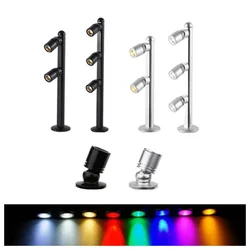 LED Showcase Spotlights 2W 3W 5W AC110/220V Adjustable LED Cabinet Light Exhibition DC12V for Jewelry Display Diamond Store