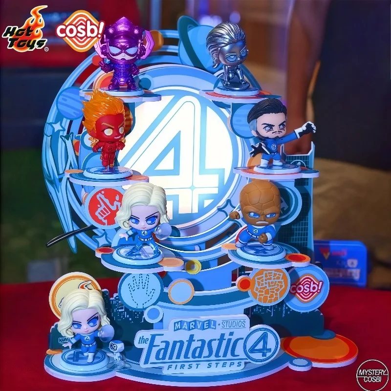 

Hot Toys Original In Stock Fantastic Four Reed Susan Human Torch Thing Cosbi First Appearance Series Mini Surprise Blind Box Toy