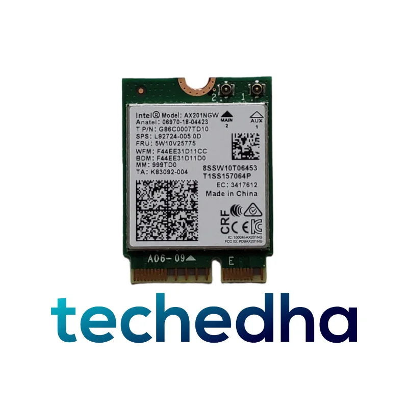 For  Lenovo ThinkPad E15 Gen 2 WLAN WiFi Network Wireless Card AX201NGW GRADE A