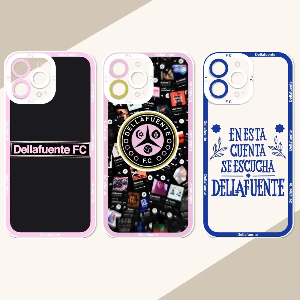 Dellafuente F C Phone Case For iPhone 12 11 13 14 Pro Max XR XS Max X SE2020 7 8 Plus Case