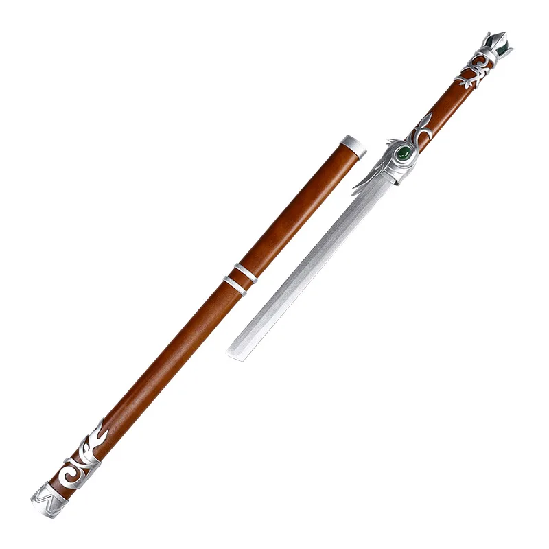 107 cm/42.13in Badguy Houten Praktijk Zwaard Katana Met Schede Model Props Anime Randapparatuur Collectible Cosplay Outdoor Speelgoed gift
