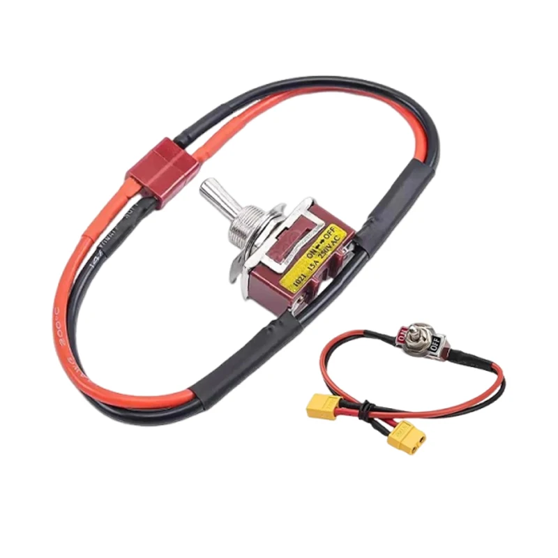XT60 Quick Connector High Current Plug Master Switch T-type Rocker Toggle Socket Terminal Block 32A Waterproof Flame Retardant