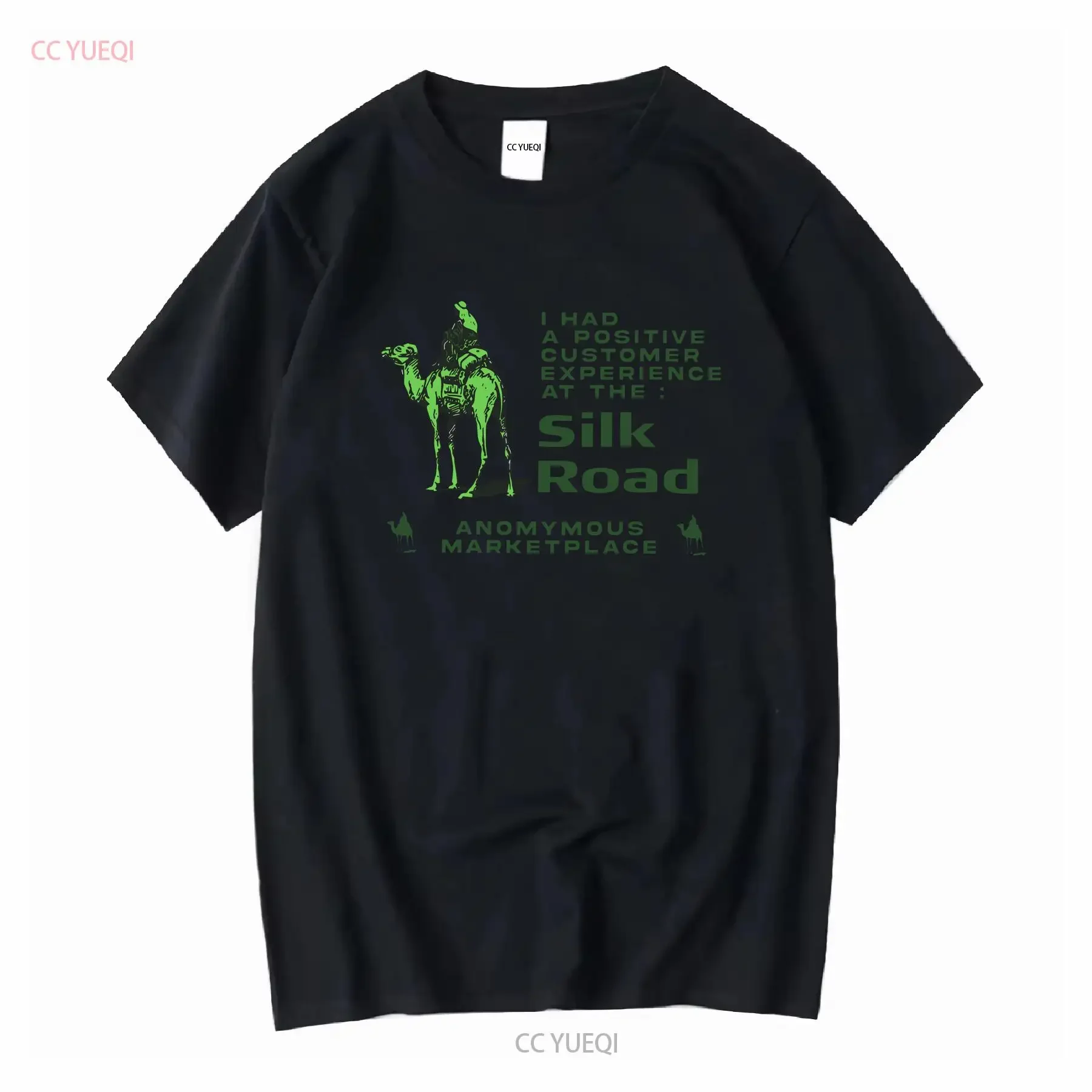 I Had A Positive Customer Experience At The Silk Road T Shirt Funny Drug Meme vintage Washed Casual Breathable Versatile Unisex