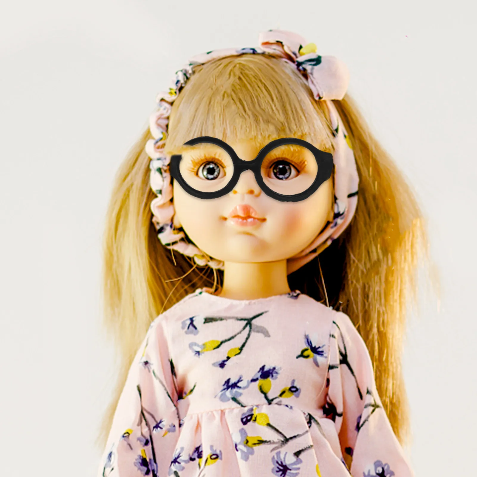 20Pcs Mini Glasses Eyeglasses Plastic Eyewear Accessories Perfect for Dress Up Photography Props Decorative Miniature Glasses