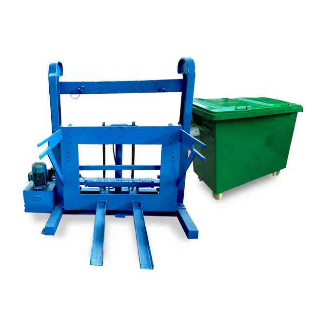 Customized Sanitation Truck Lift Food Waste Trash Can Electric Hoist Special Flip Machine Motor Bearing 1 Year Warranty for