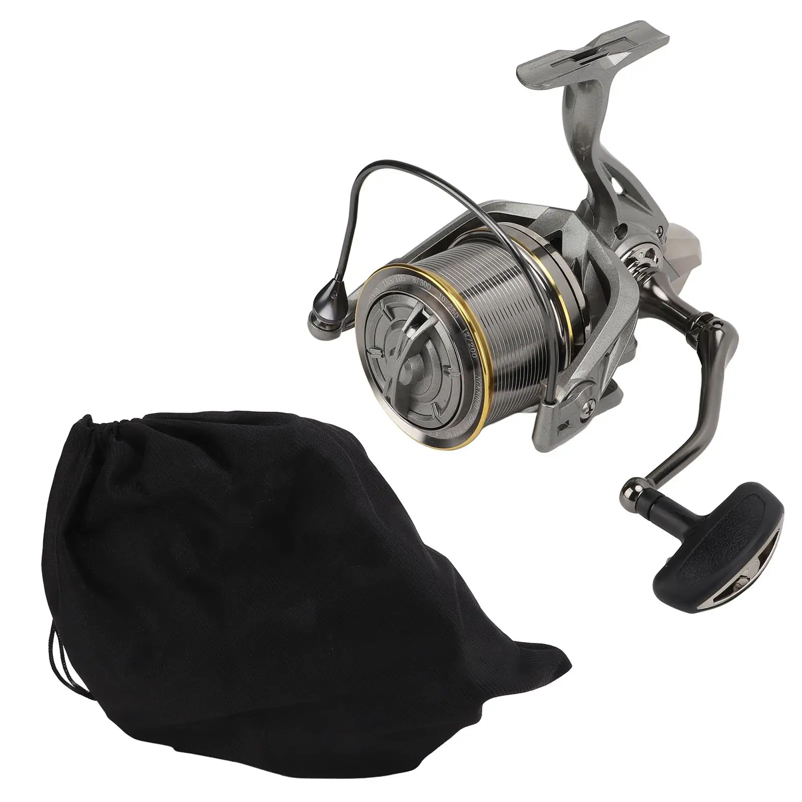 

Powerful 4.8:1 Fishing Reel | Metal Braking System | Long Throw Aluminum Alloy Spool | Sea Fishing Gear