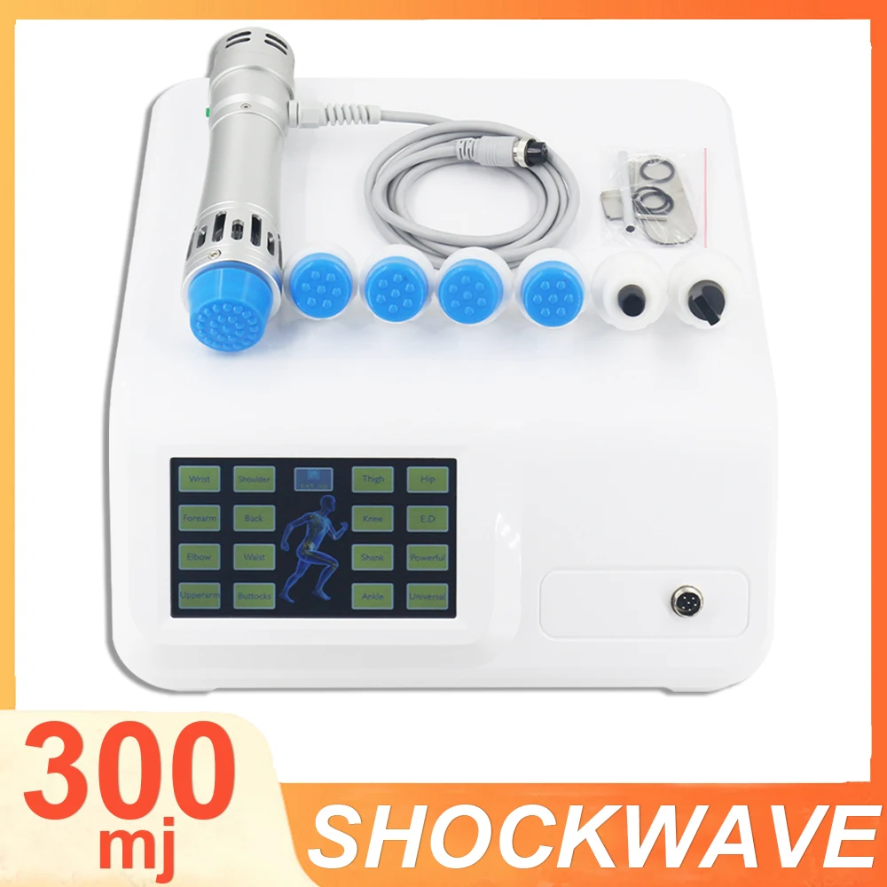 

Shockwave Therapy Machine For ED Treatment And Sport Injury Pain Relief Body Muscle Relax Massage New 300mj Shock Wave Equipment