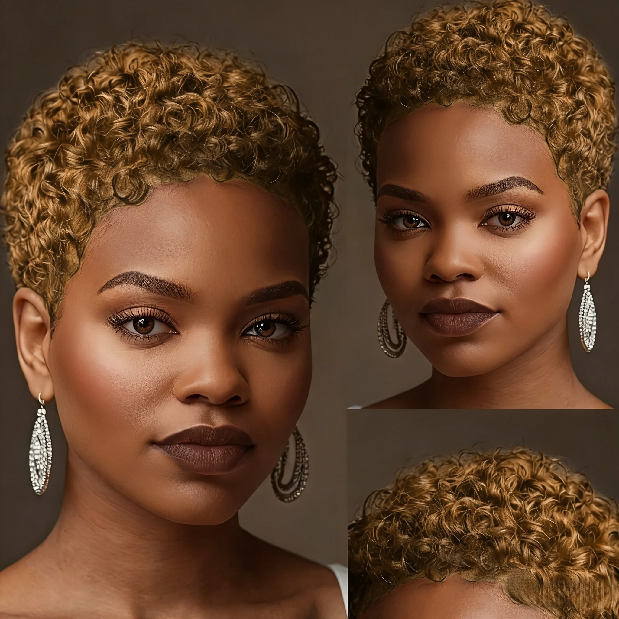 

Короткие вьющиеся парики пикси с челкой для женщин, полностью машинное производство, человеческие волосы, парик пикси