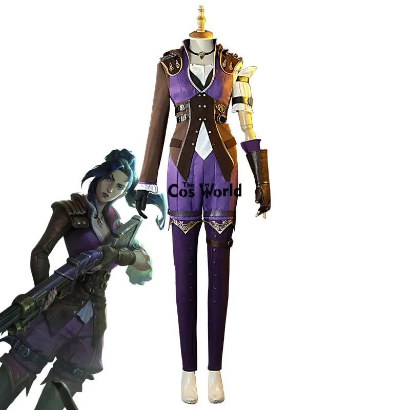 LOL The Sheriff of Piltover Caitlyn kiraman outfit giochi costumi Cosplay