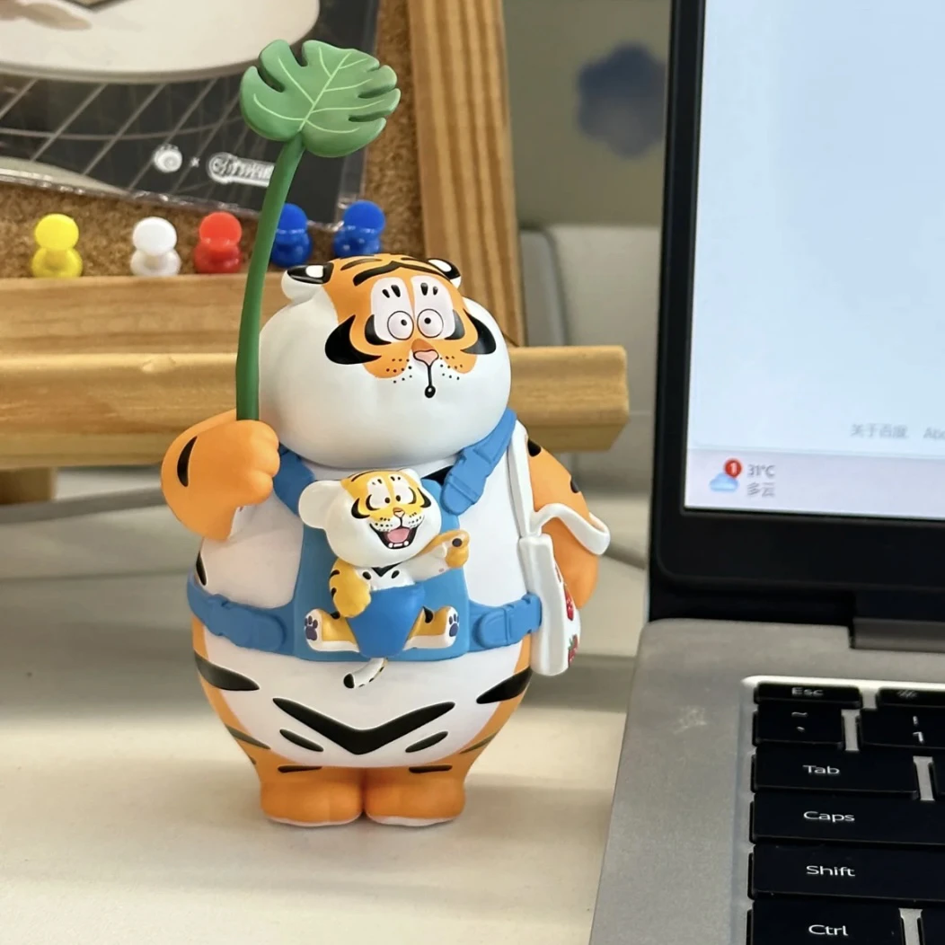 I'M Not A Fat Tiger The Father Is Kind And The Son Filial Series Blind Box Cute Mystery Box Collectible Doll Kid Surprise Gift