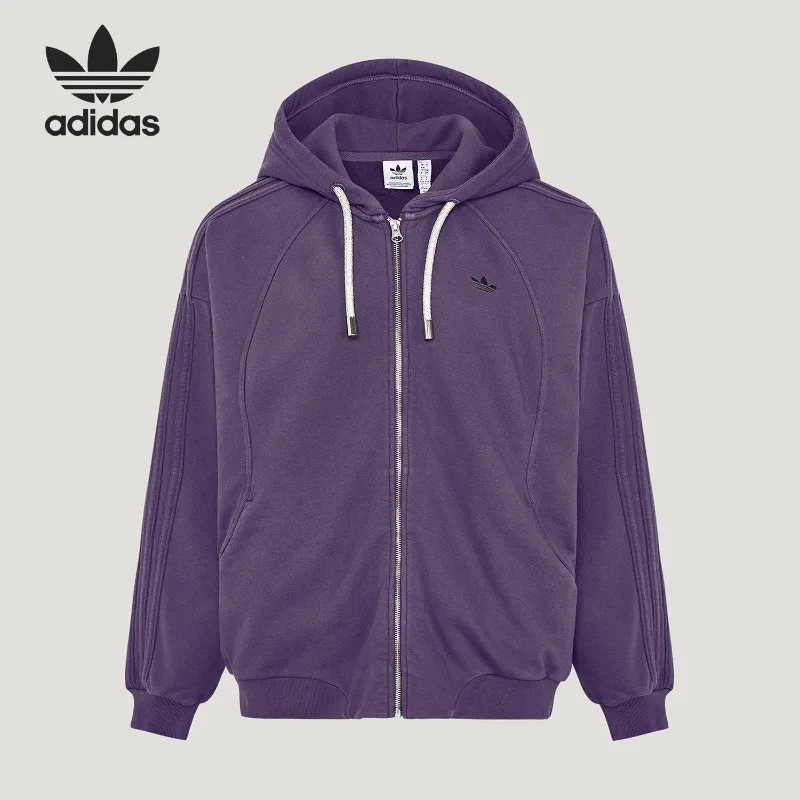 Adidas Clover Ladies Hooded Classic Fashion Jacket KT6378