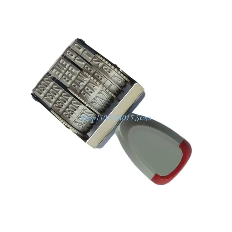 Timbro con numero multifunzionale Timbro con data inglese/spagnolo/francese Timbro da ufficio regolabile Timbro con inchiostrimento per ufficio