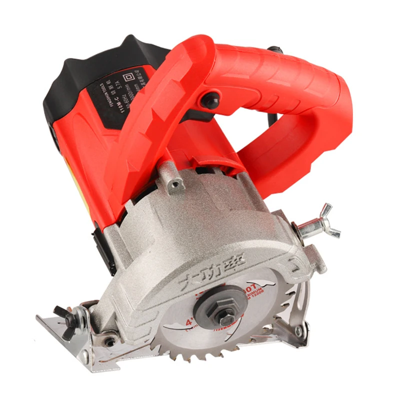 Ceramic tile cutting machine small portable wood stone cutting machine electric slotting hydropower marble chainsaw