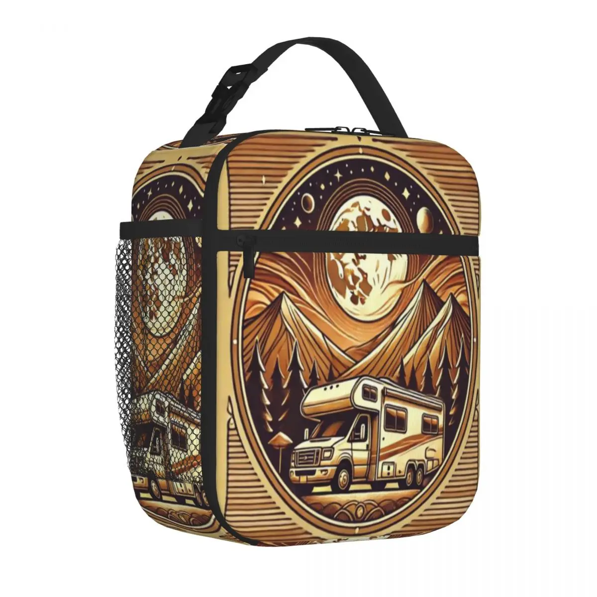 Hot Sale Motorhome Preppy Adult Lunch Bag Nursery Food Office Lunch Bag