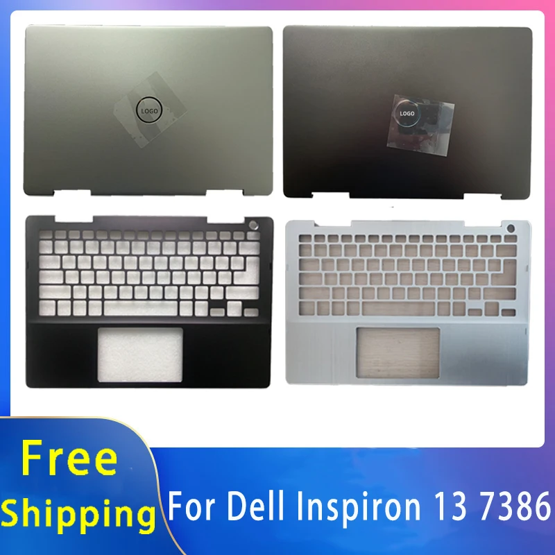 

New For Dell Inspiron 13 7386;Replacemen Laptop Accessories Lcd Back Cover/Palmrest With LOGO 0XY565 01R6DY