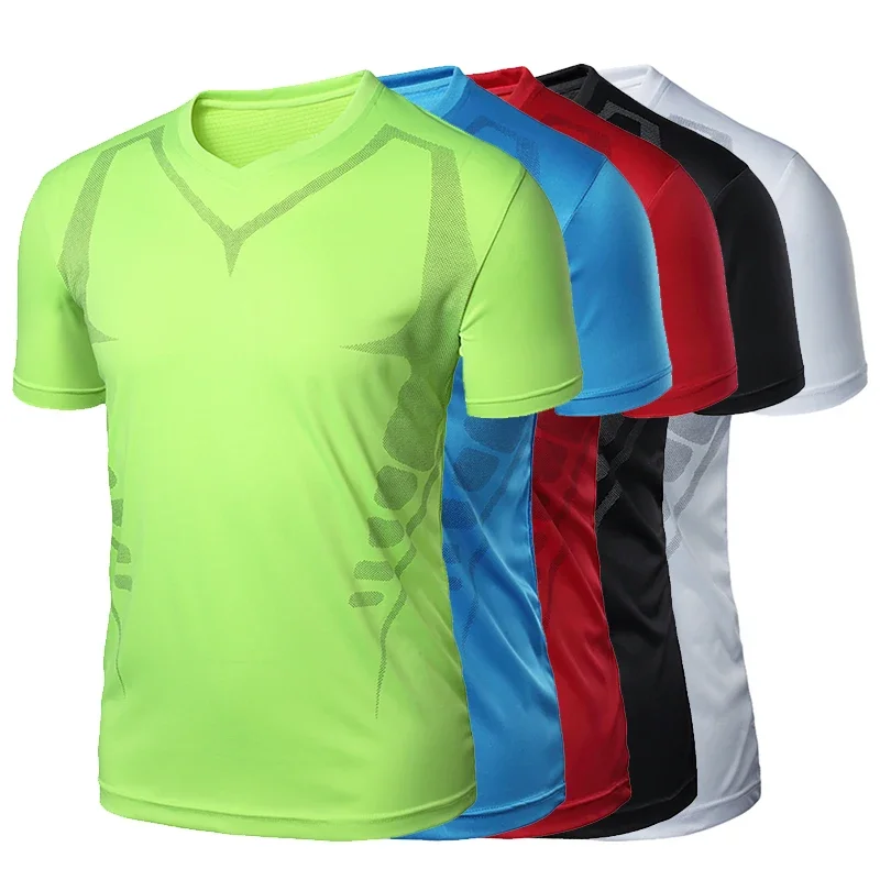 Mens t-Shirt Short Sleeve Gym t Shirt For Men Blouses Casual Shirts Top Basketball Jersey Soccer Football Shirt Tees Man Clothes