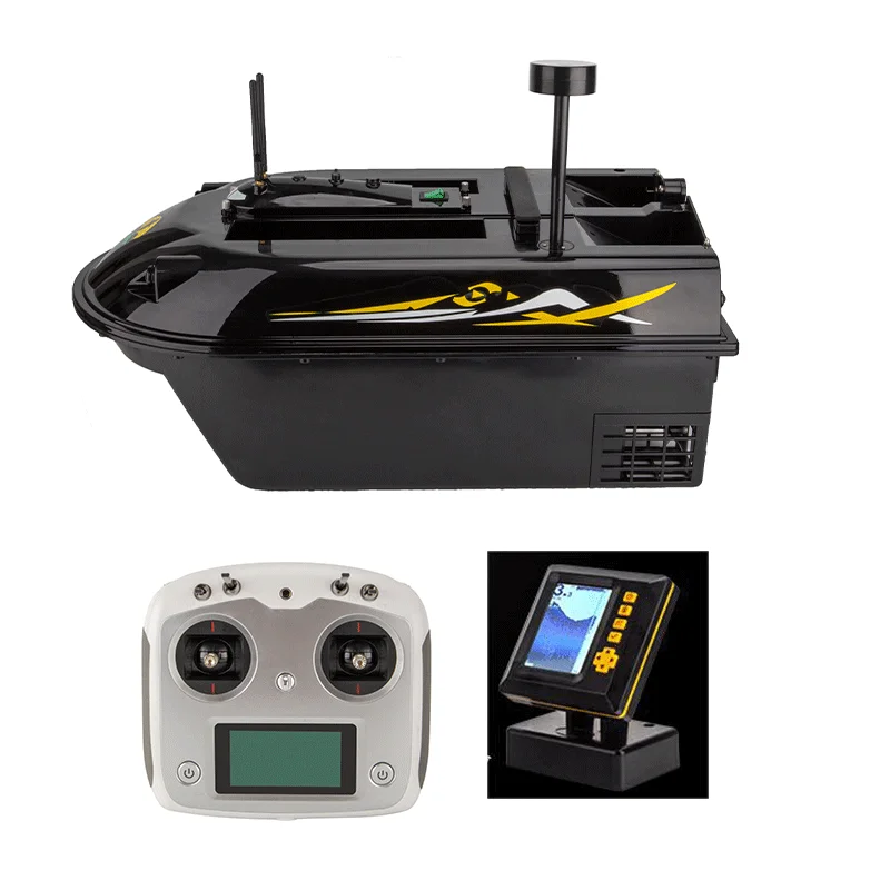 

GPS 600m 14000mAH 30000mAH Factory 3 hopper Load Capacity 8kg finder RC Distance Auto RC Remote Control Fishing Bait Boat