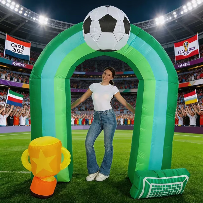 

Football Archway Inflatable Trophy Model for Football Events, Suitable for Outdoor Lawn Activities and Festival Decorations, Made of Waterproof and Durable Materials, Equipped with a Blower Accessory