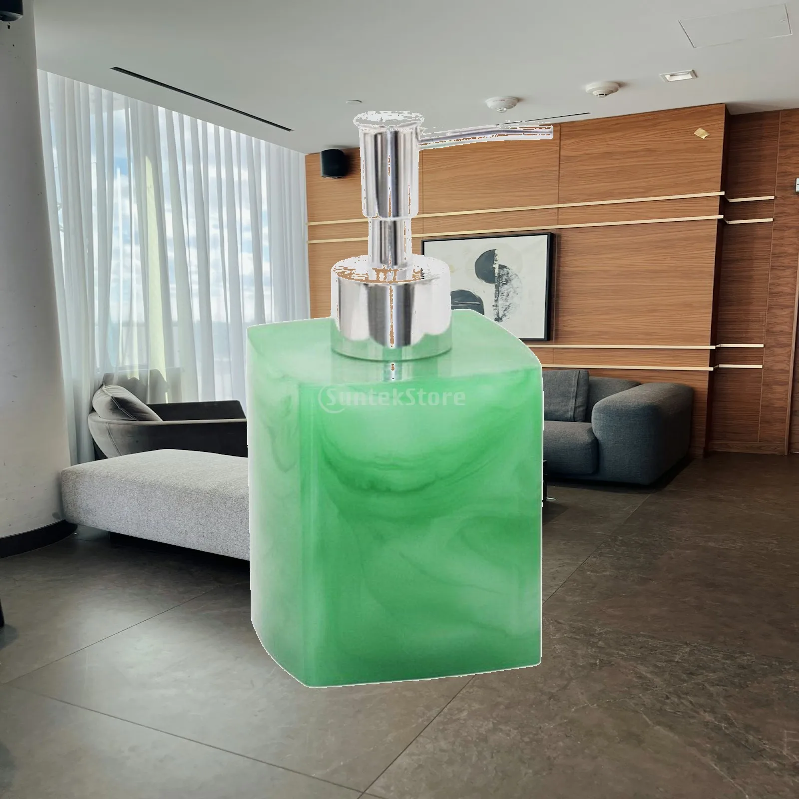 Marble Pattern Soap Dispenser Elegant Design Marble Soap Dispenser Easy to Clean