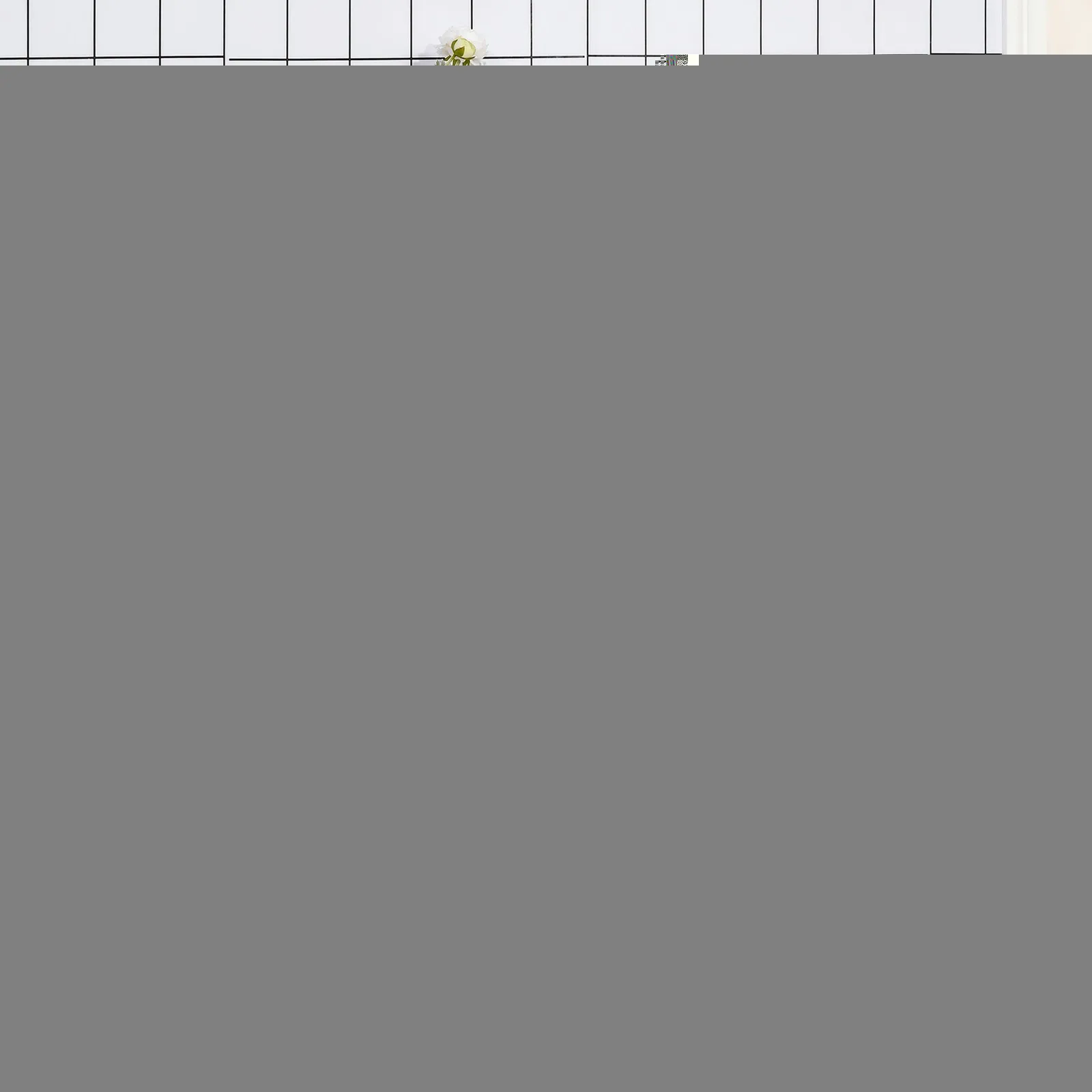 Rolling Kitchen Cart, Utility Storage Cart, Serving Trolley with Drawer, White