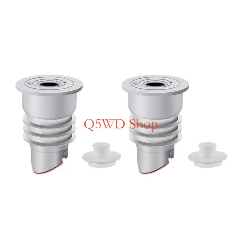 q5wd-床排水シールリングセット-洗濯機パイププラグ-床排水カバーセット-簡単取り付けで臭い防止に