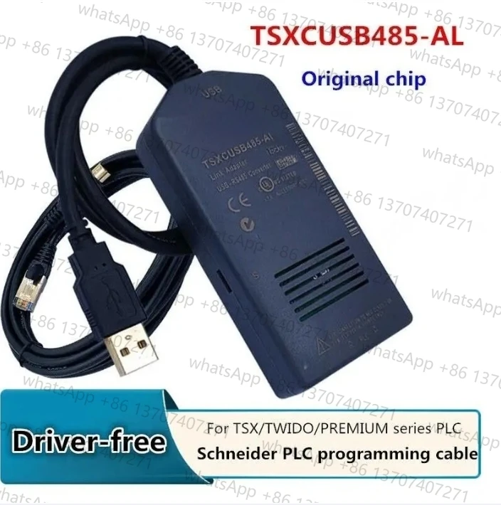 TSXCUSB485 TSXCRJMD25 Cabo de programação USB com driver original substituir TSXPCX3030 para Schneider Naza Twido PLC Win7 10
